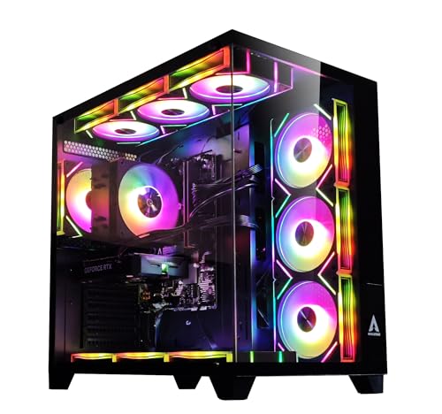 NEWLEAGUE ゲーミングデスクトップパソコン 「黒神話：悟空」推奨モデル Ryzen 7 7800X3D / RTX4070 Ti Super / 32GB / NVMe SSD 2TB / 750W電源ユニット / Windows 11 Pro/WPS Office 「黒神話：悟空」Windows版プレゼント NGBKMWK1-7 (4K 推奨モデル, G7 BLACK)