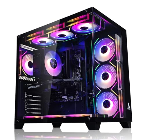 NEWLEAGUE ゲーミングデスクトップパソコン コスパ重視 特選モデル Core i5 12400F / GTX1650 / 16GB / NVMe SSD 512GB / 550W電源ユニット / Windows 11 Pro/WPS Office NI512N56I (GTX1650 GDDR6 4GB, G7 ブラック)