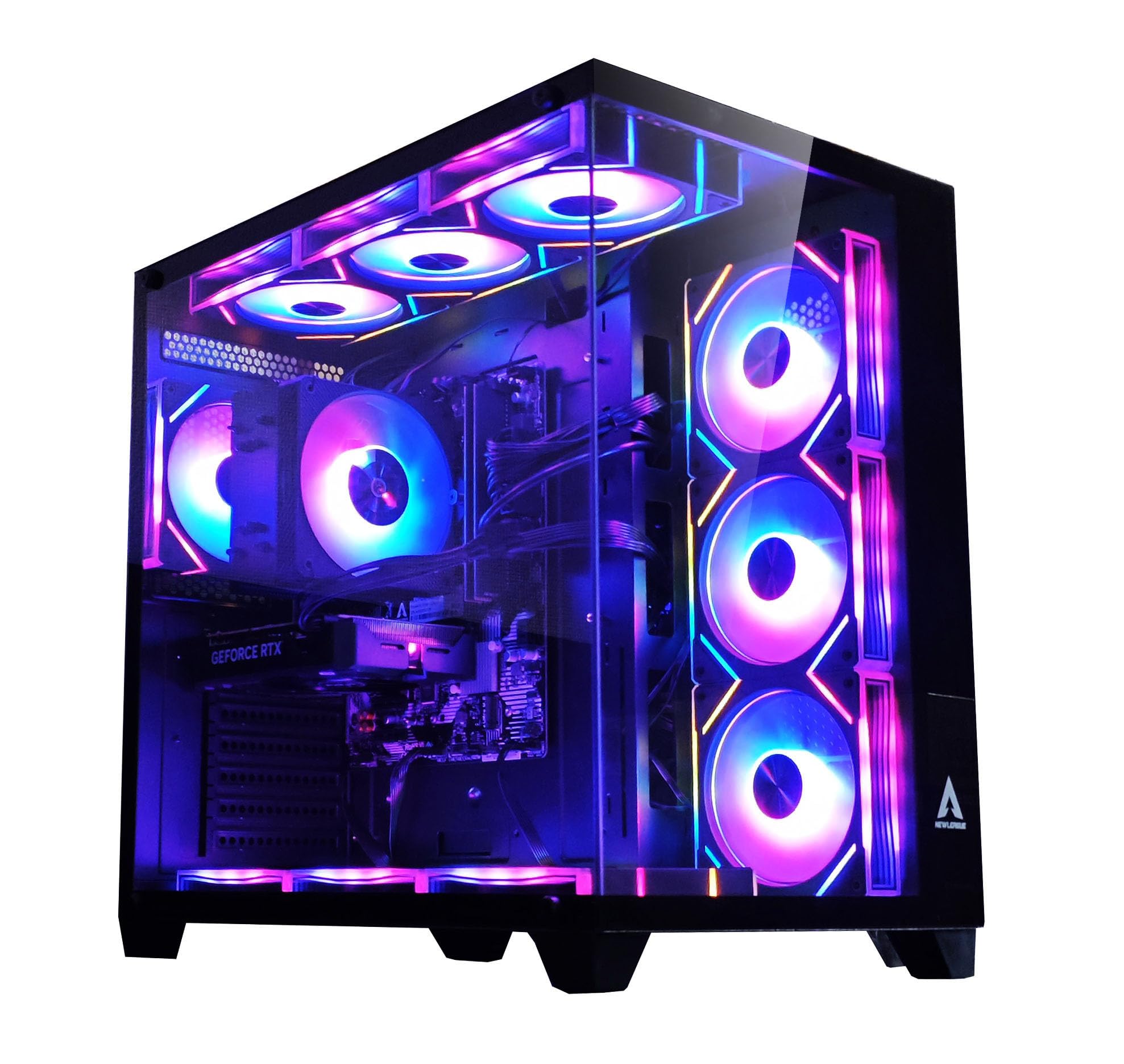 NEWLEAGUE ゲーミングデスクトップパソコン 「黒神話：悟空」推奨モデル Ryzen 7 7800X3D / RTX4070 Ti Super / 32GB / NVMe SSD 2TB / 750W電源ユニット / Windows 11 Pro/WPS Office 「黒神話：悟空」Windows版プレゼント NGBKMWK1-7 (4K 推奨モデル, G7 BLACK)