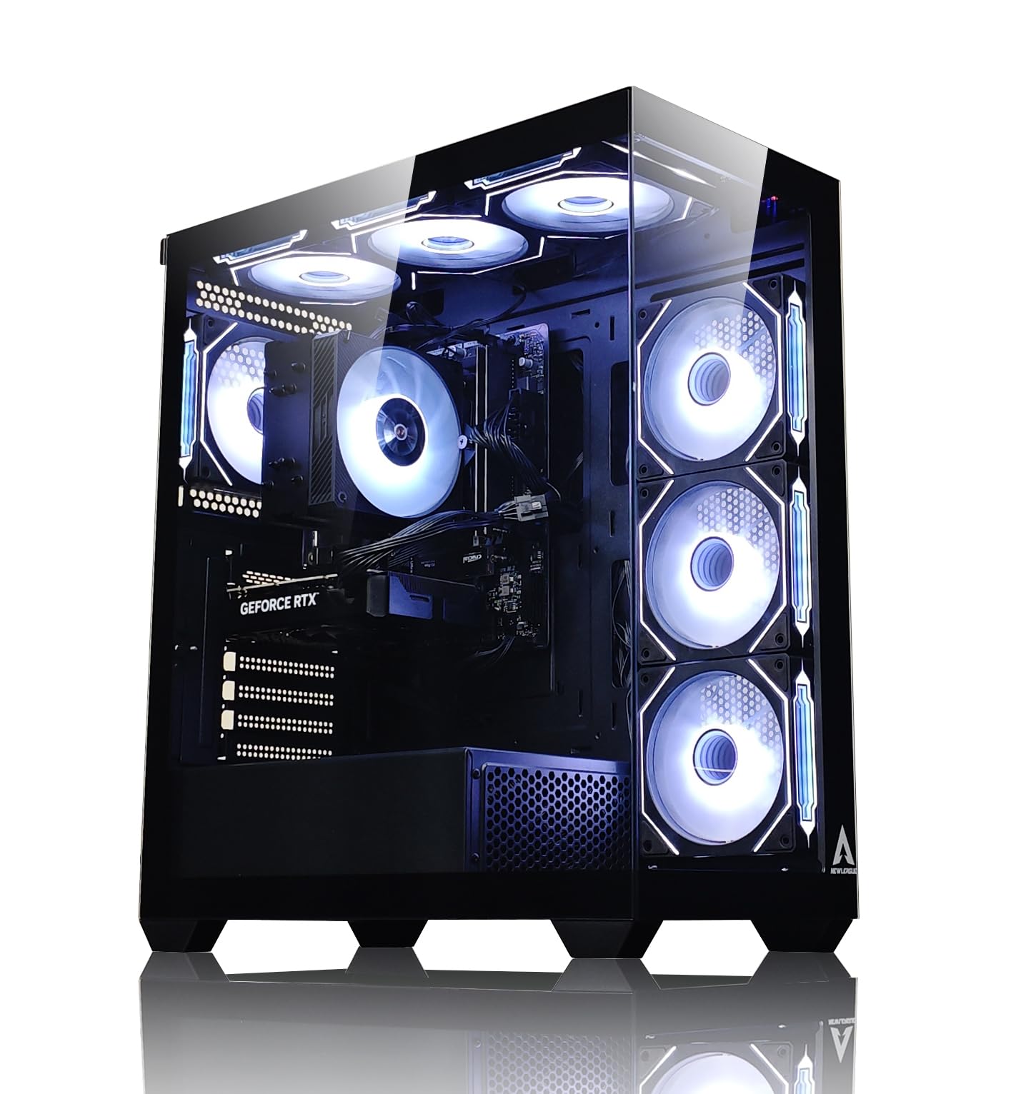 ゲーミングデスクトップパソコン Ryzen 5 5500 / GTX1660 / メモリ16GB / SSD 512GB / Windows11 / APEX/Valorant/FFXIV/ゼンレスゾーンゼロ (Ryzen 5 5500 / GTX1660搭載モデル, K6ブラック) (整備済み品)